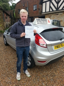 01 June 2016 - Alastair passed 1st time with just 7 minor driving faults! Well done Alastair, that was a really good result....