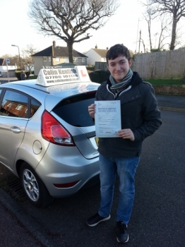 15 January 2016 - John passed 1st time with only 4 minor driving faults! Well done John, that was an excellent result....