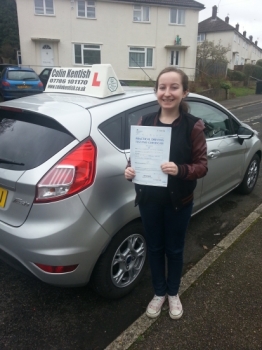 21 February 2017 - Isabelle passed 1st time with only 4 minor driving faults! Well done Isabelle, that was an excellent result...