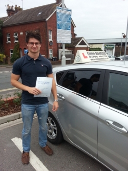23 October 2015 - Max passed 1st time with 10 minor driving faults! Well done Max, that was a really good result....