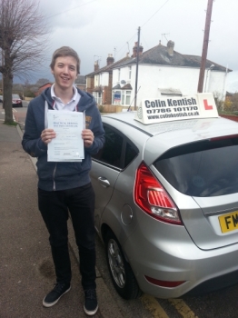 29 March 2016 - Alex passed 1st time with only 1 minor driving fault! Well done Alex, that was a brilliant result....
