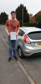 28 April 2021 - Nathaniel passed first time with only 1 minor driver fault! Well done Nathaniel, that was an excellent result.