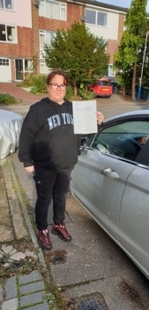 11 October 2021 - Dawn passed first time with just a few driver faults! Well done Dawn, that was a really good result.