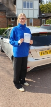 21 March 2022 - Cora passed first time with ´zero´ driver faults! Well done Cora, that was an absolutely brilliant result. Drive safely!