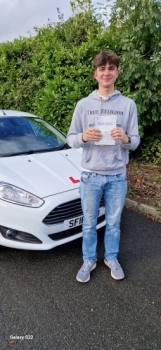 19 October 2023 - Sam passed with just a few driving faults! Well done Sam, that was a really good result.
