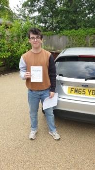 23 June 2022 - Sam passed first time with just 4 driver faults! Well done Sam, that was an excellent result.